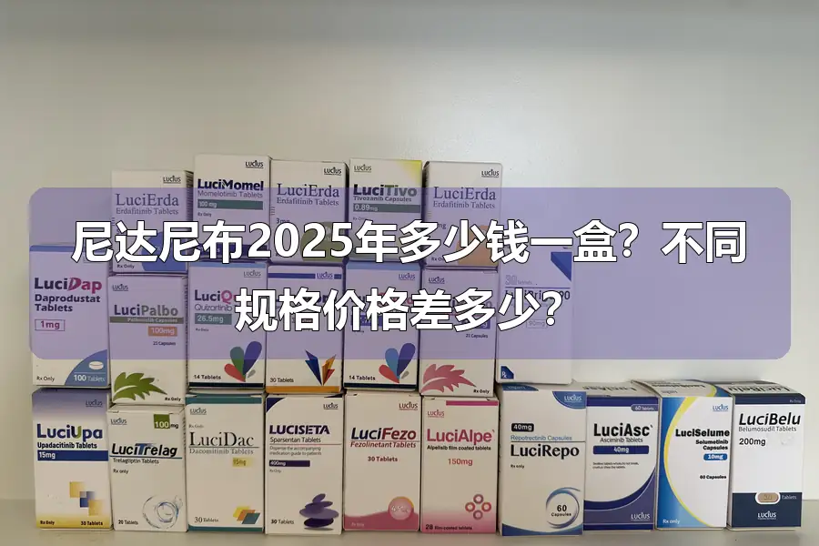 尼达尼布2025年多少钱一盒?不同规格价格差多少?
